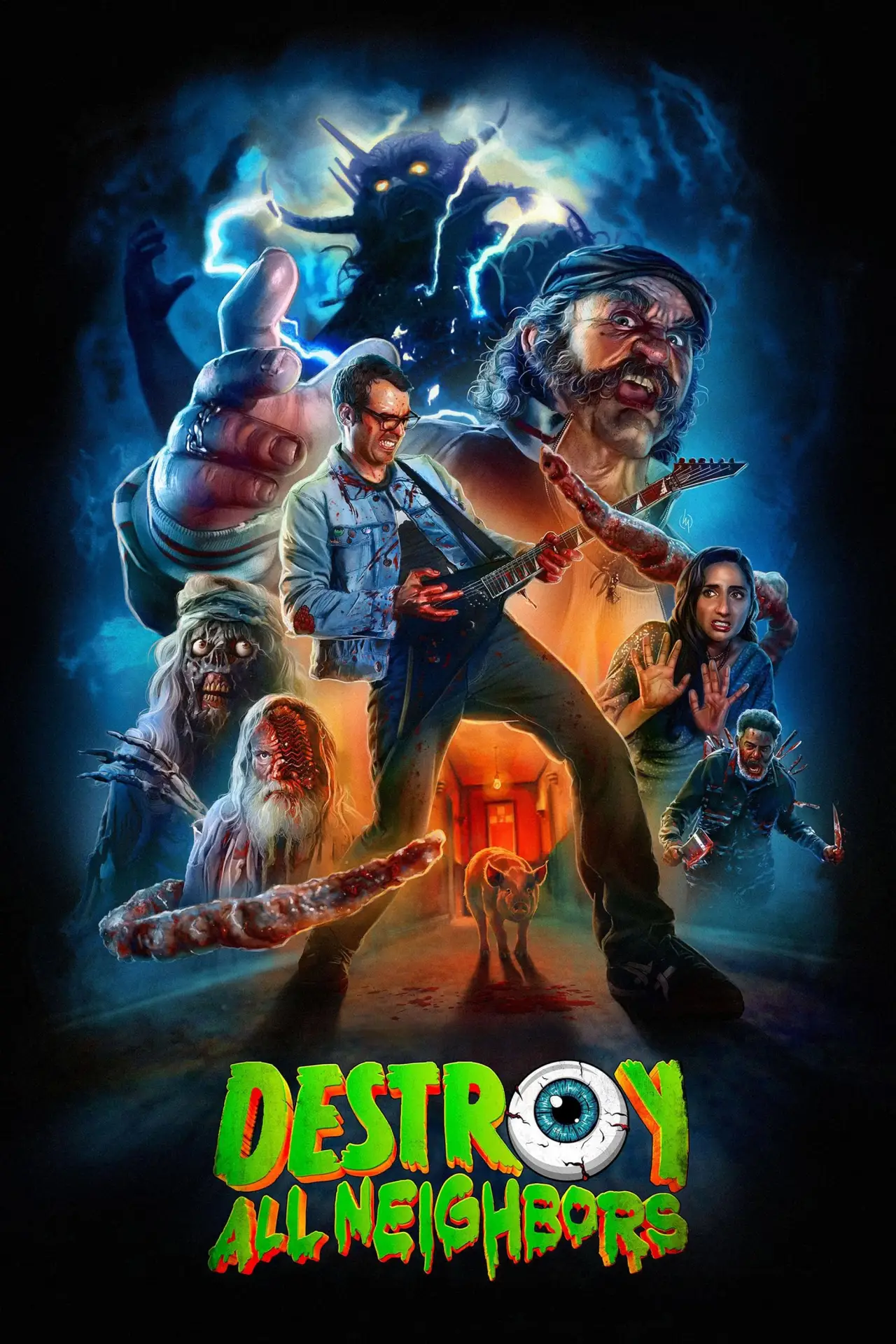 Plakat filmowy "Destroy All Neighbors"
