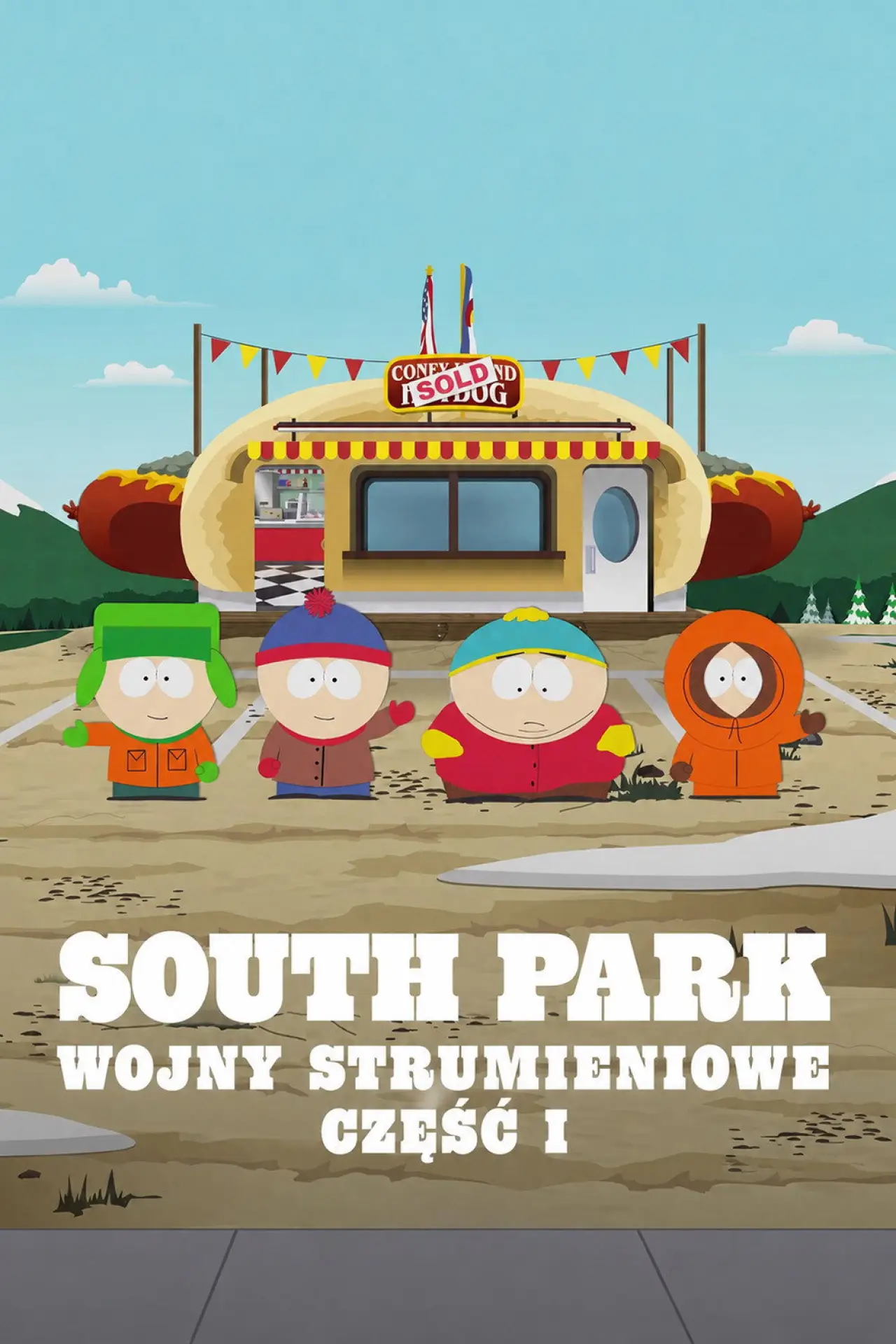 Plakat filmowy "Miasteczko South Park. Wojny strumieniowe - część 1"