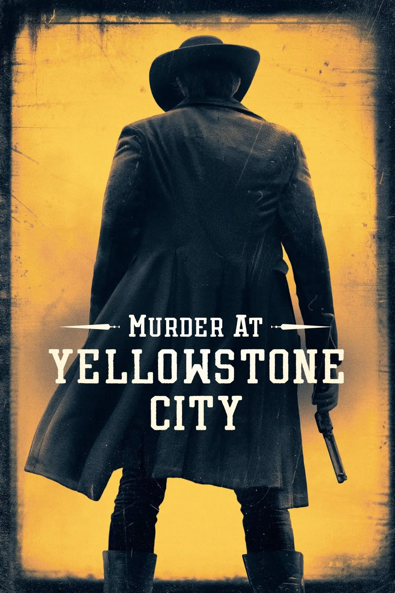 Plakat filmowy "Murder at Yellowstone City"