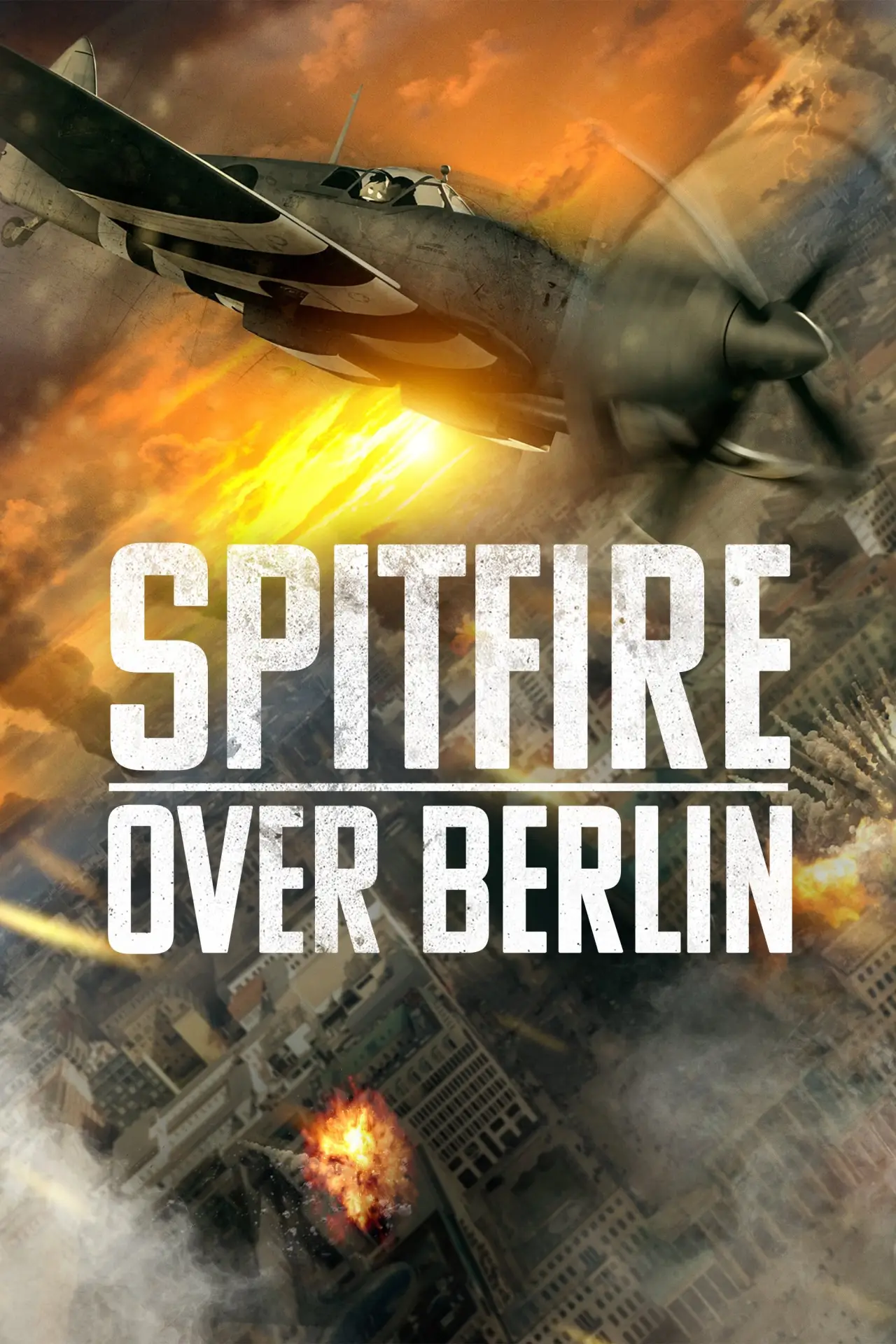 Plakat filmowy "Spitfire nad Berlinem"