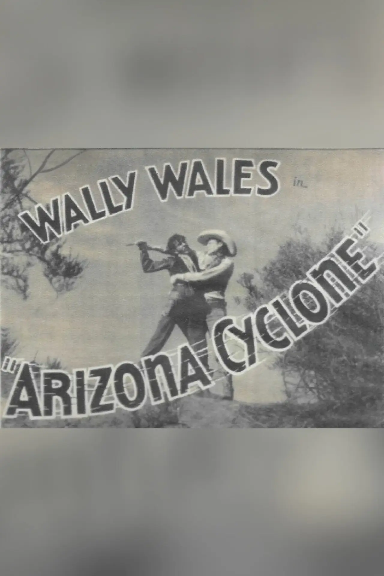 Plakat filmowy "Arizona Cyclone"
