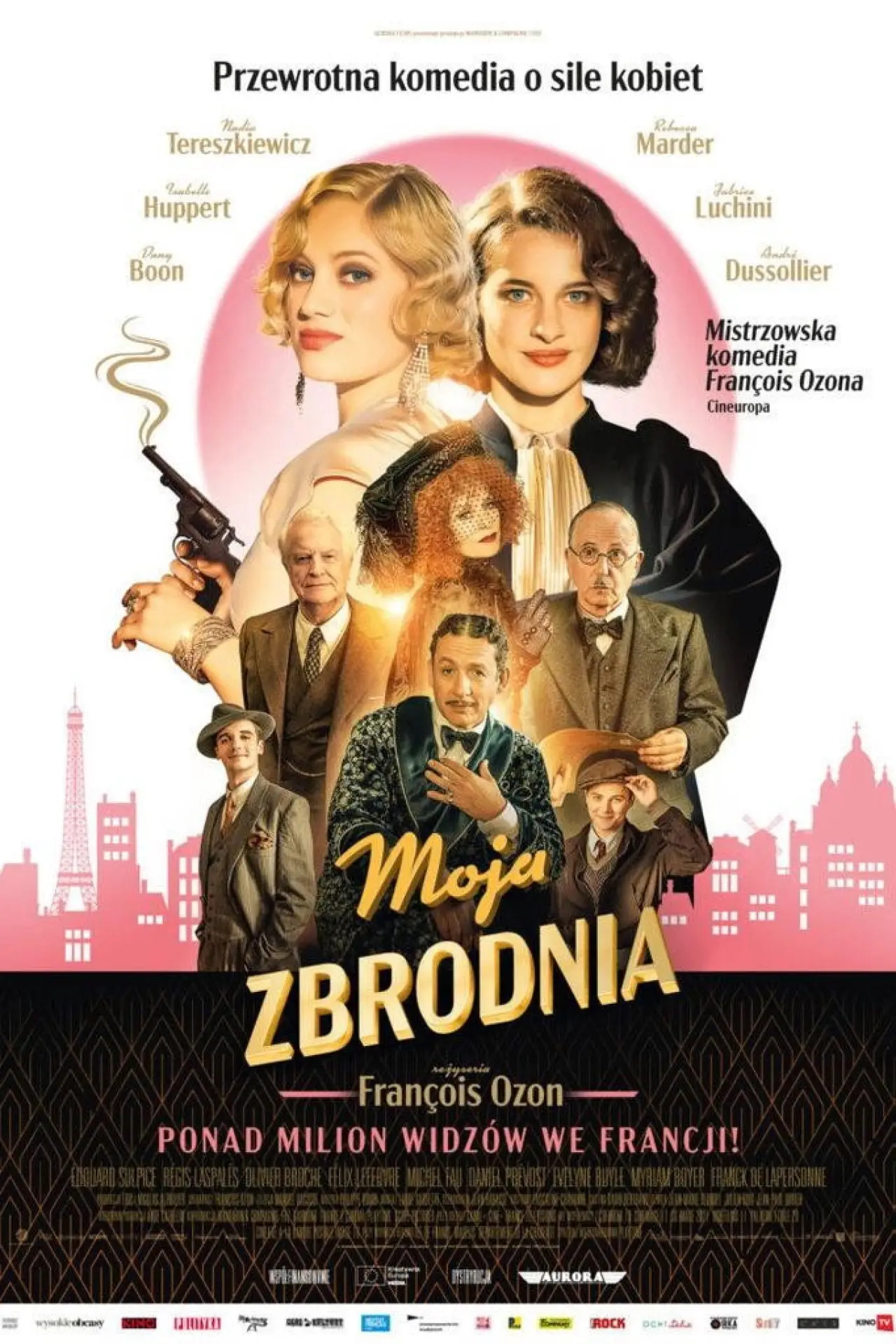 Plakat filmowy "Moja zbrodnia"