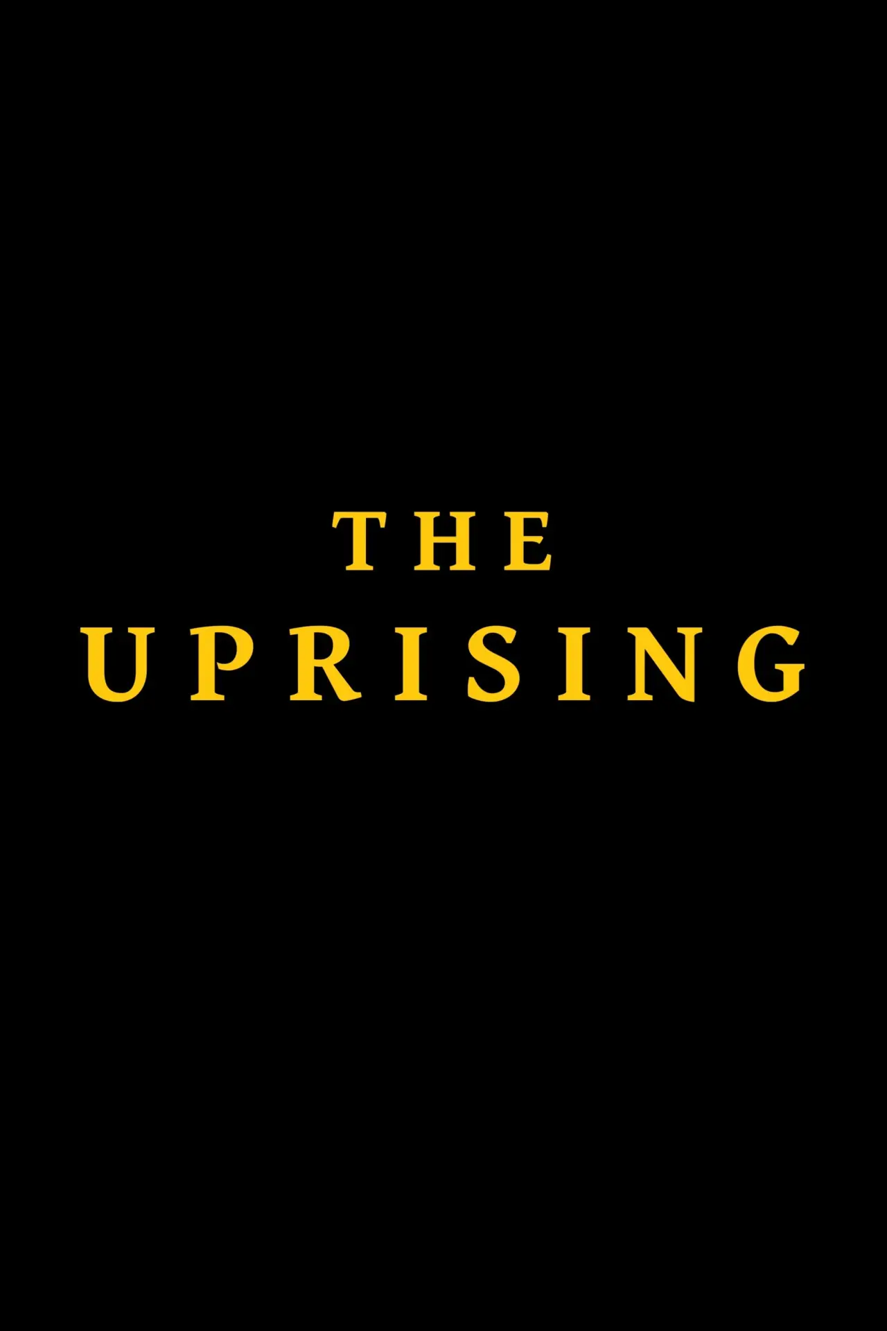 Plakat filmowy "The Uprising"