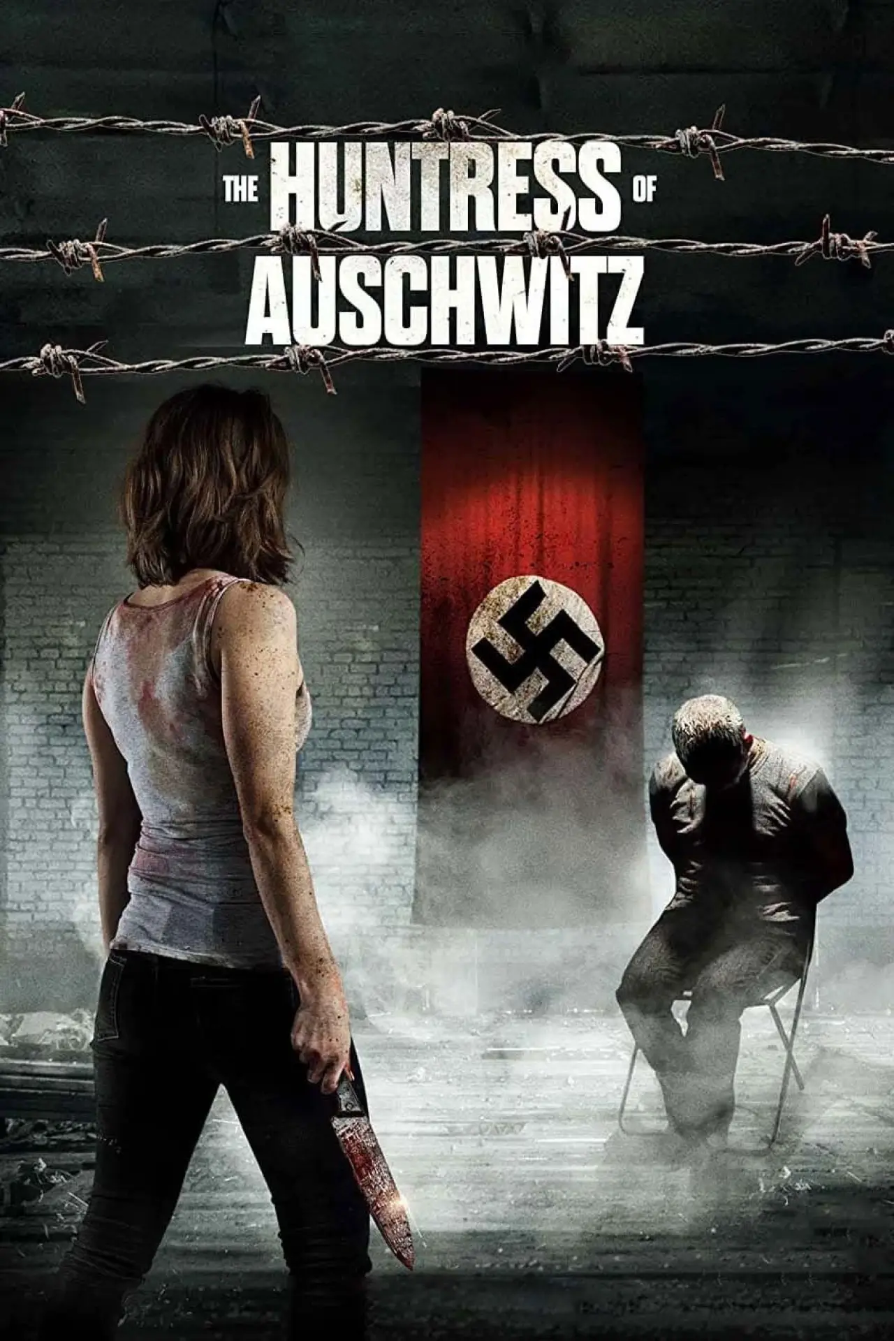 Plakat filmowy "Łowczyni z Auschwitz"