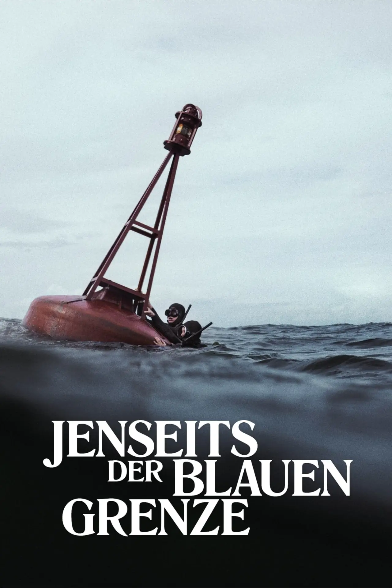 Plakat filmowy "Jenseits der blauen Grenze"