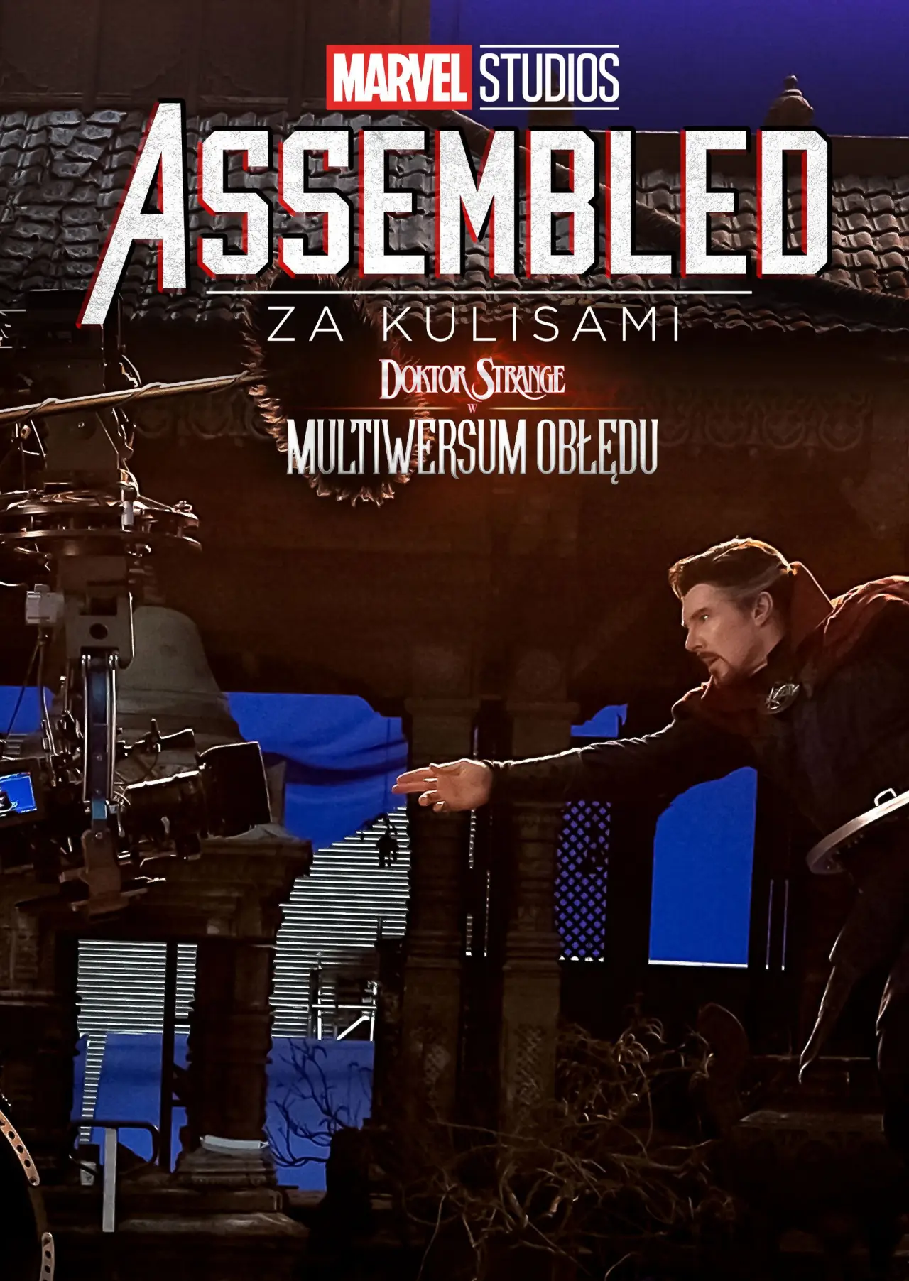 Plakat filmowy "Za kulisami filmu „Doktor Strange w multiwersum obłędu”"