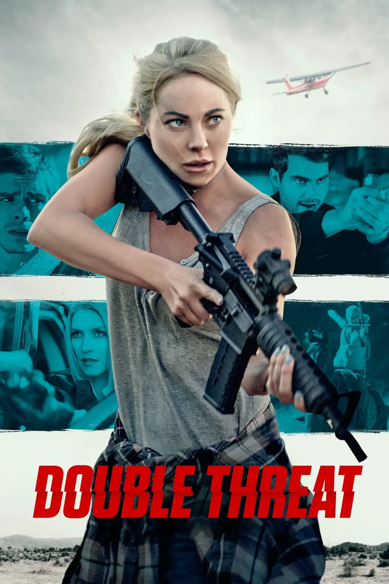 Plakat filmowy "Double Threat"