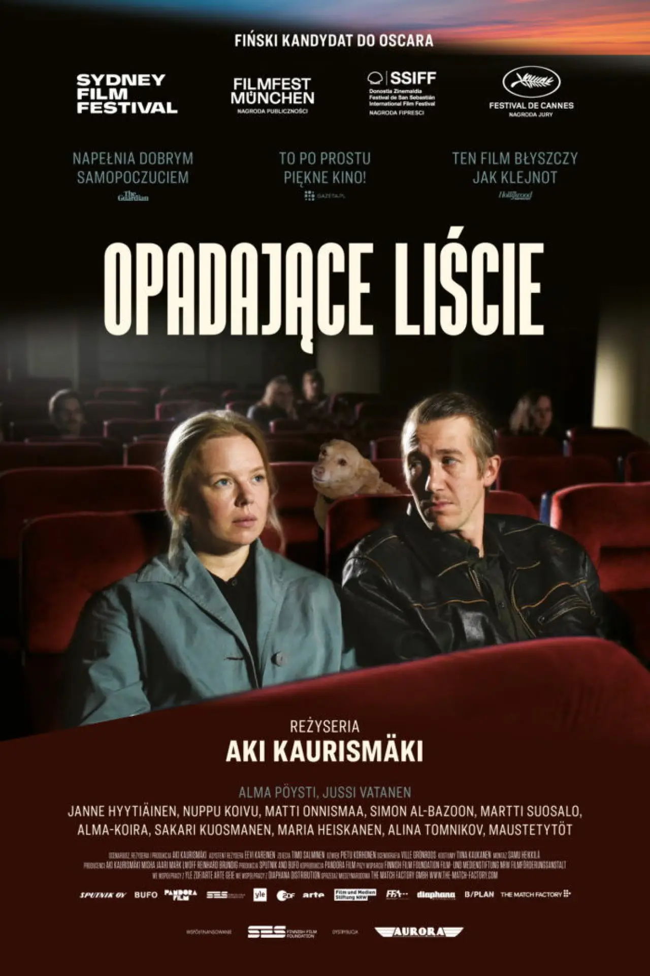 Plakat filmowy "Opadające liście"