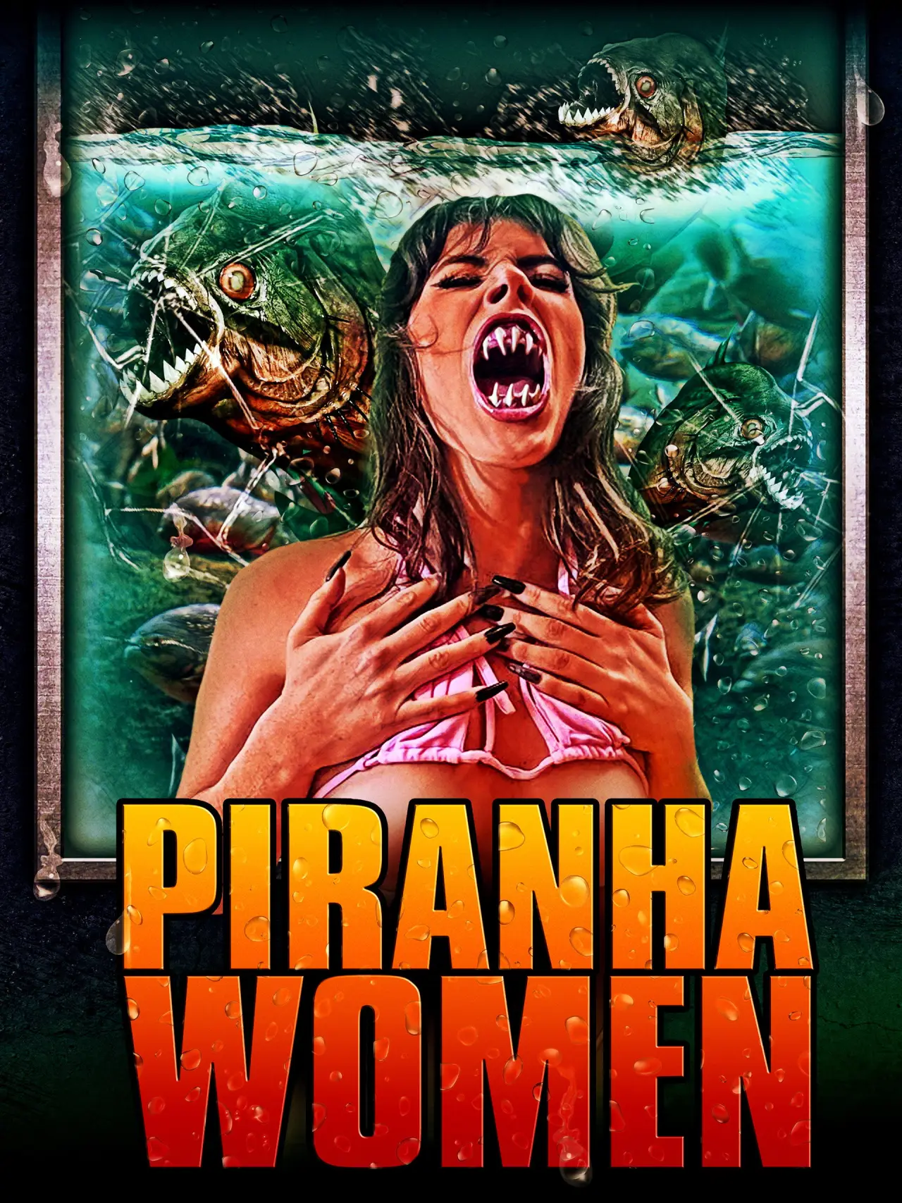 Plakat filmowy "Piranha Women"