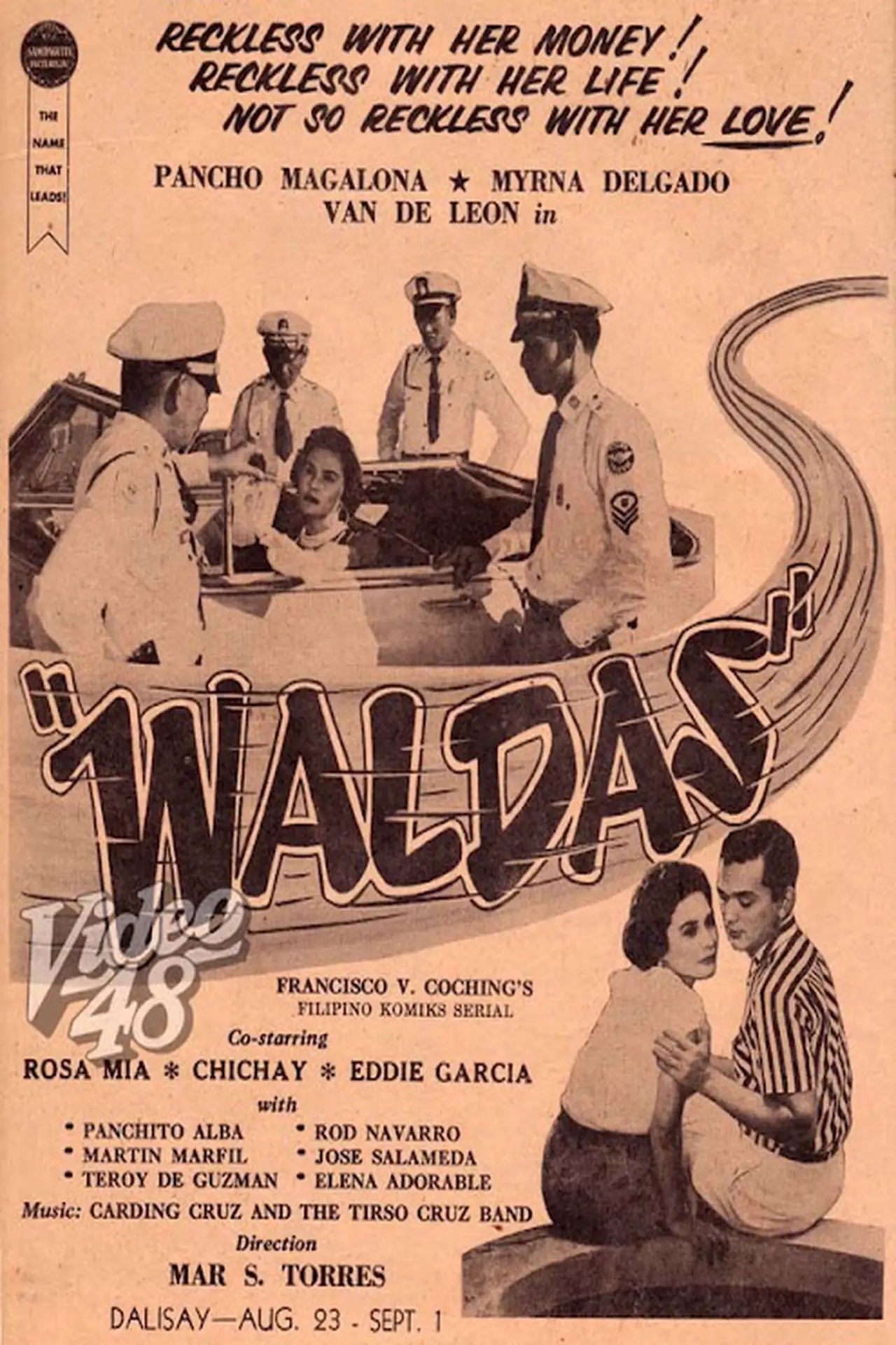 Plakat filmowy "Waldas"