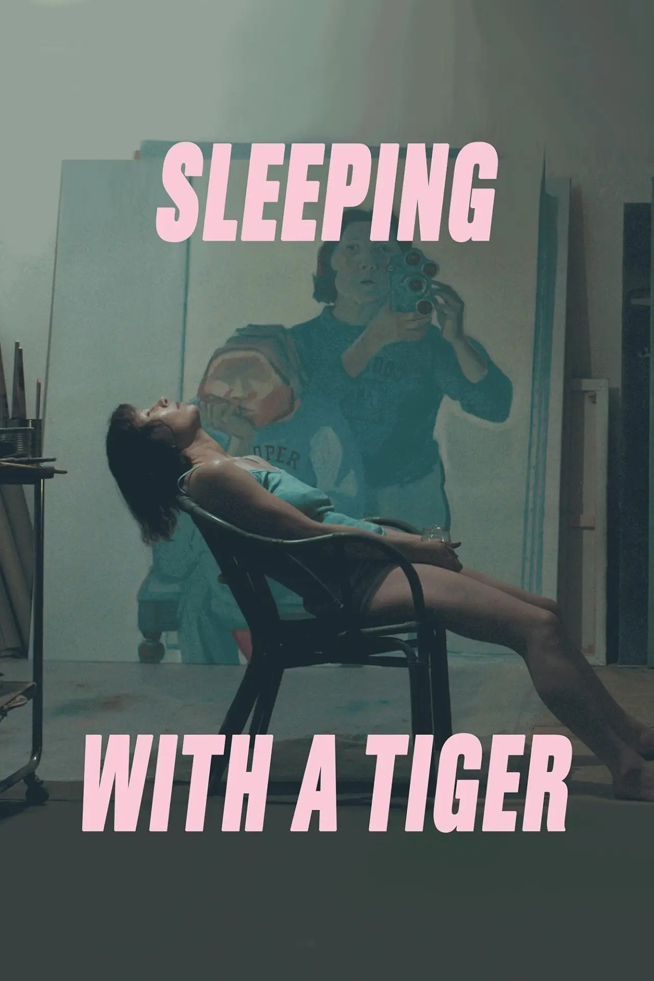 Plakat filmowy "Mit einem Tiger schlafen"