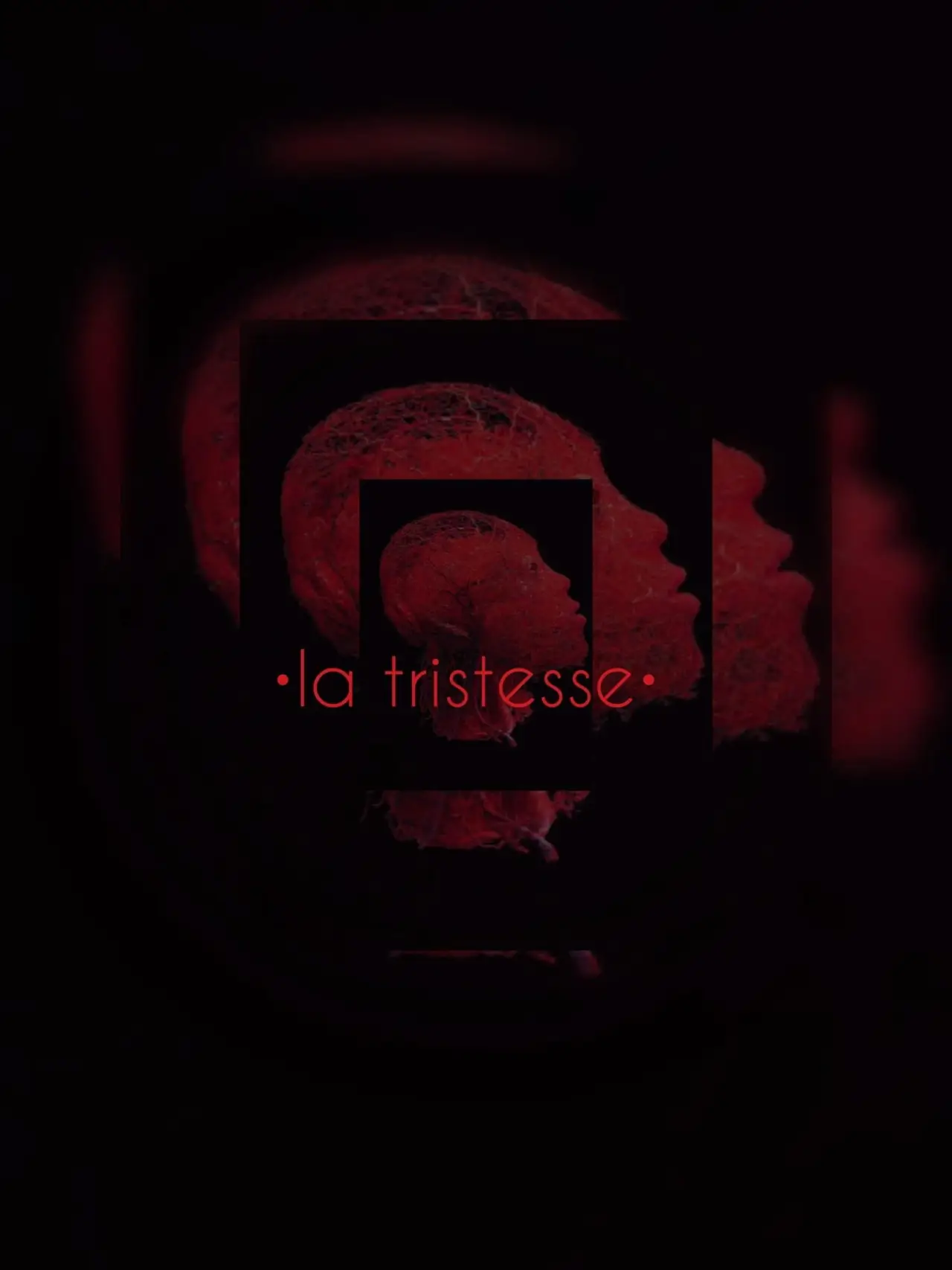 Plakat filmowy "La Tristesse"