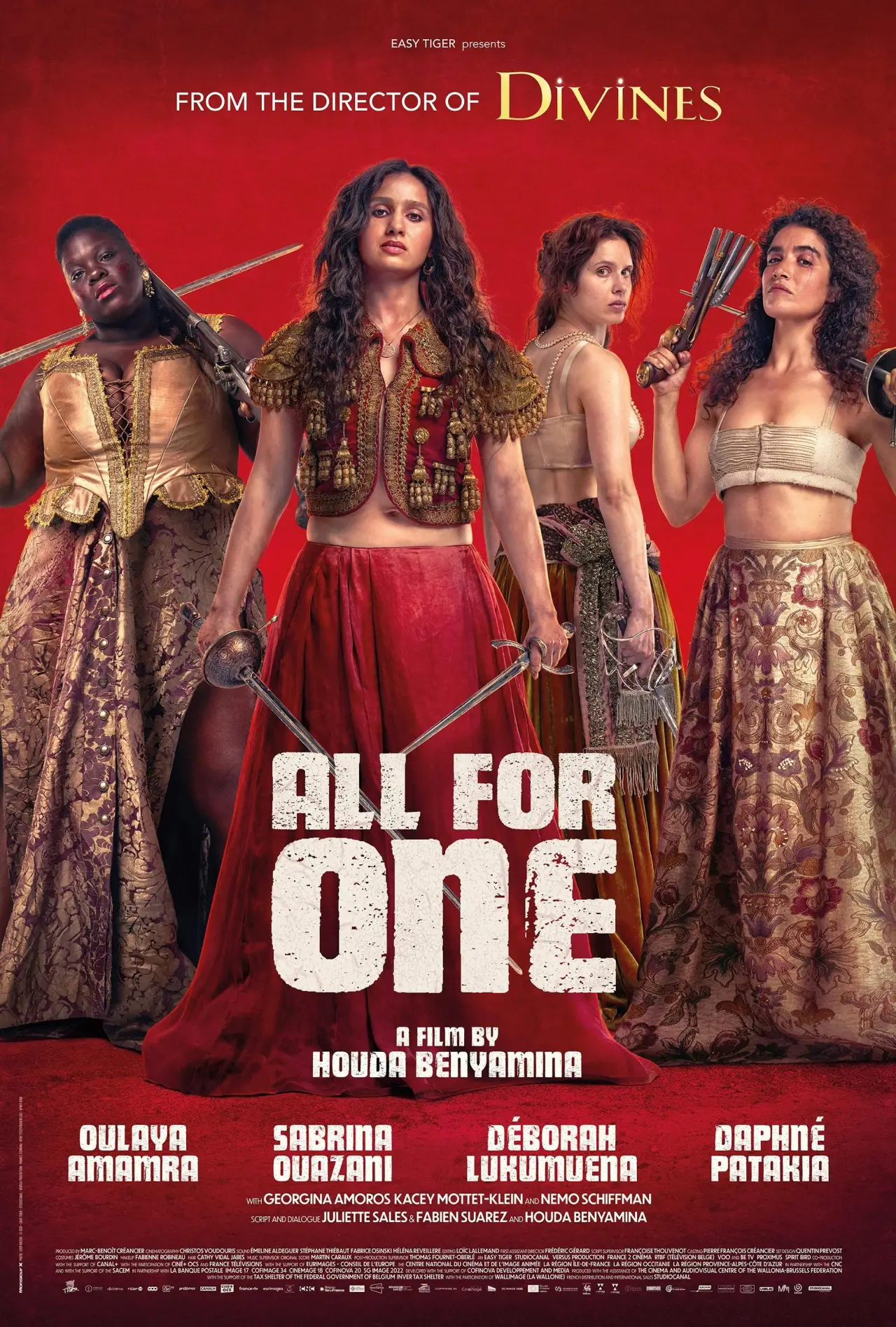 Plakat filmowy "Toutes pour une"