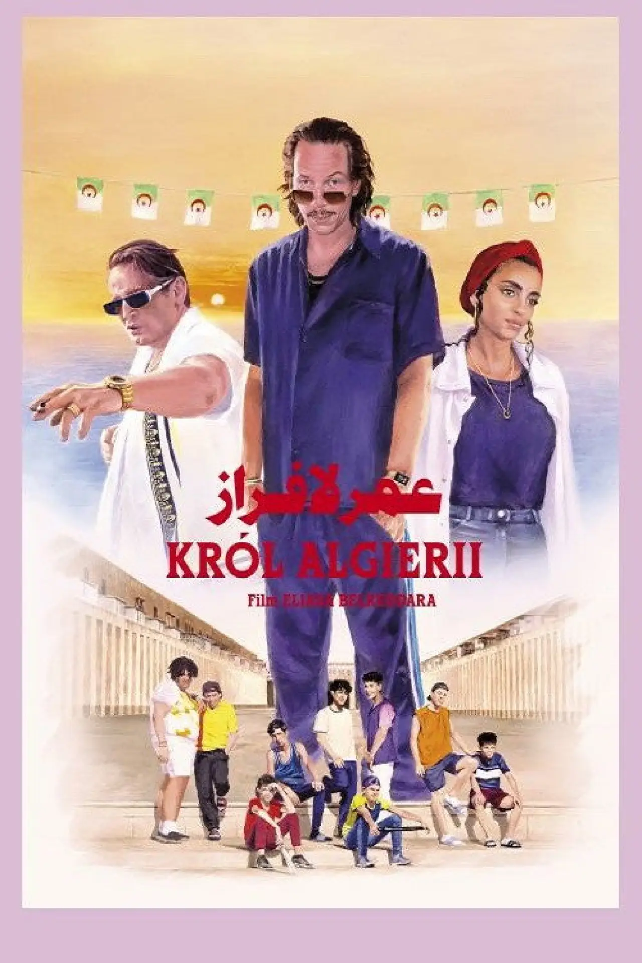 Plakat filmowy "Król Algierii"