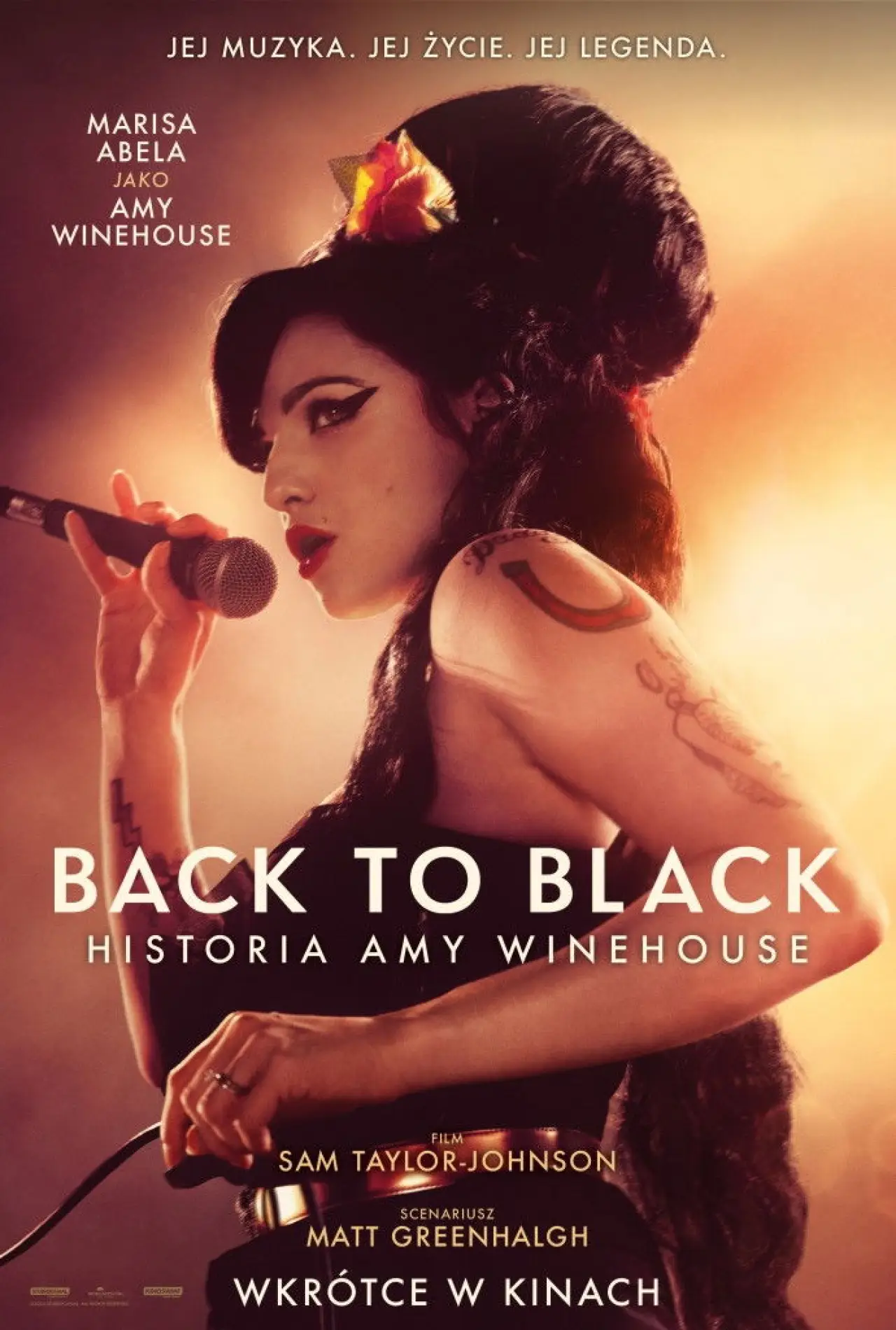Plakat filmowy "Back to Black. Historia Amy Winehouse"