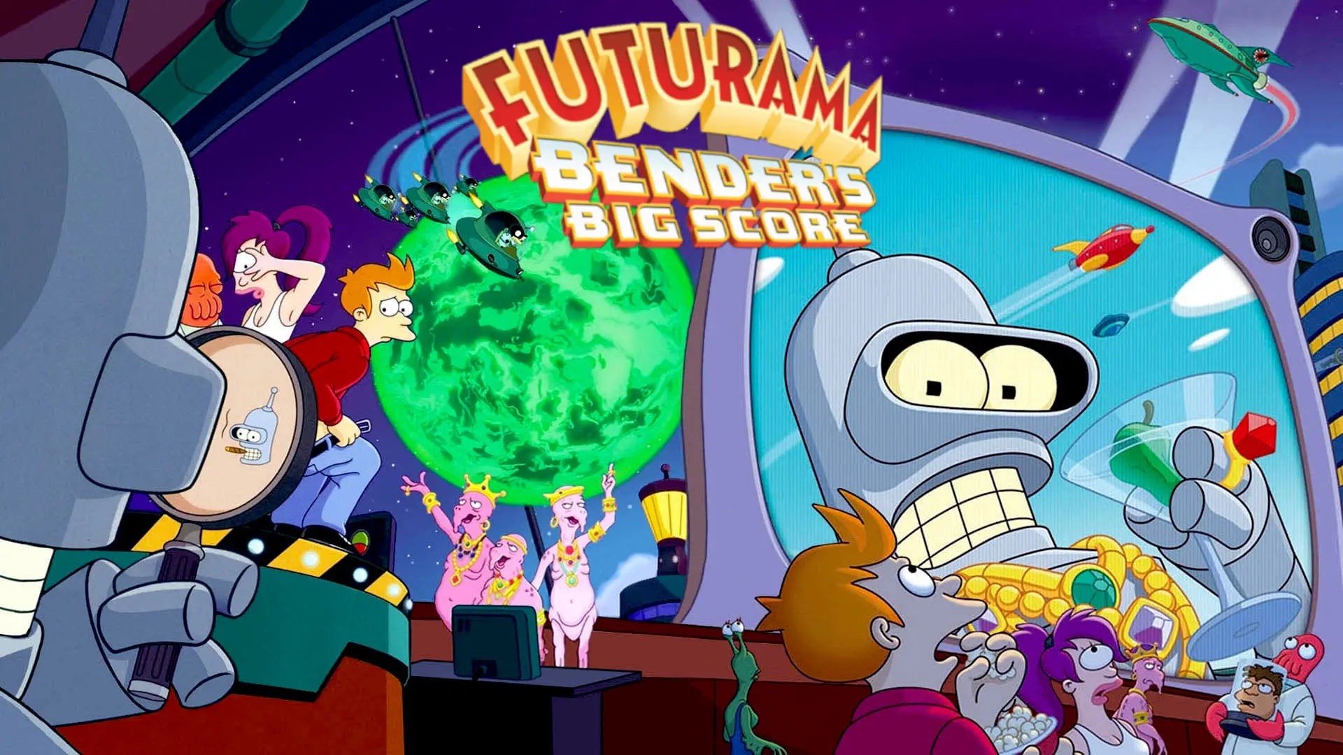 Wideo do filmu Futurama: Wielka wyprawa Bendera — Futurama - Bender's Big Score - Trailer (2007)