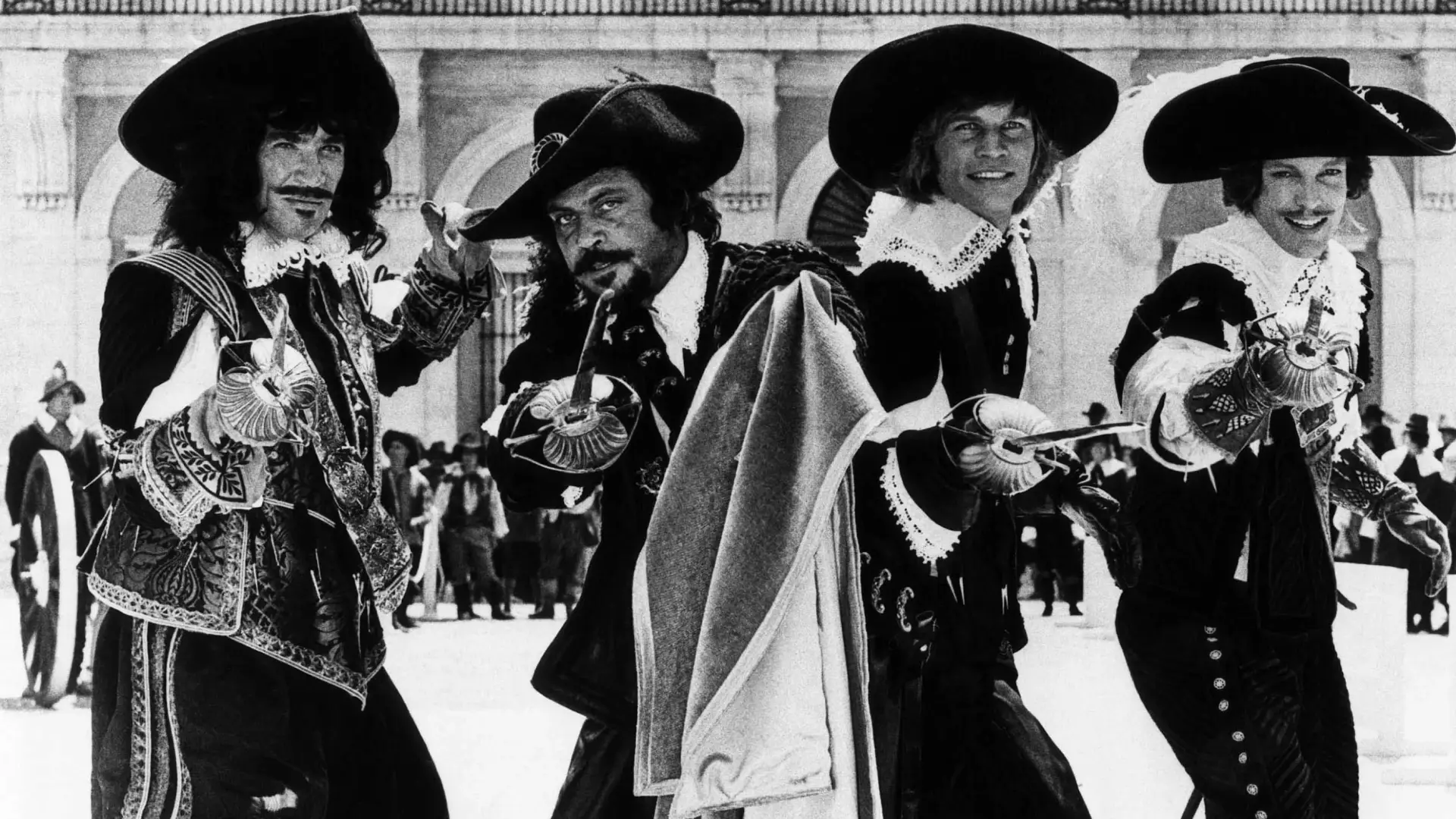 Wideo do filmu Czterej muszkieterowie — The Four Musketeers (1974) Original Trailer [HD]