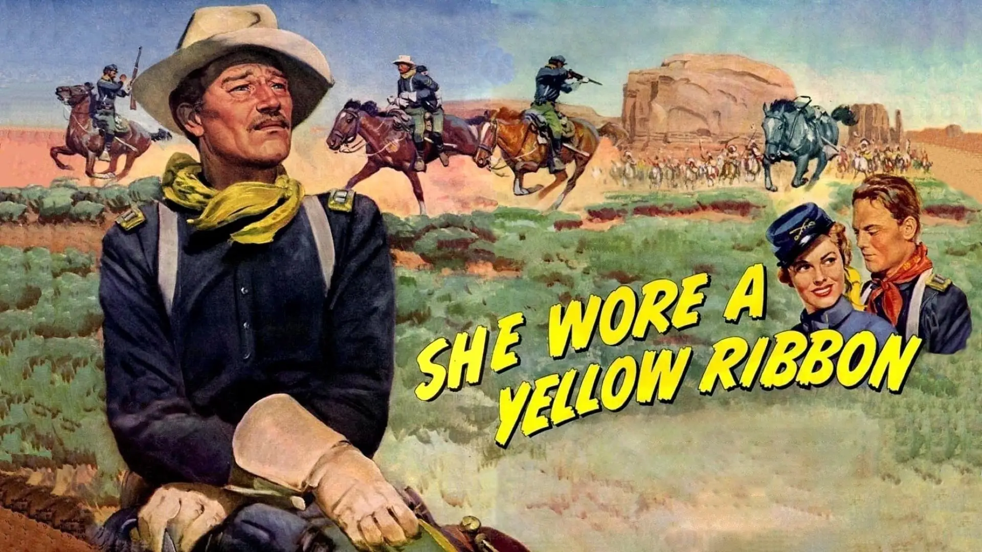 Wideo do filmu Nosiła żółtą wstążkę — She Wore a Yellow Ribbon (1949) Original Trailer [FHD]