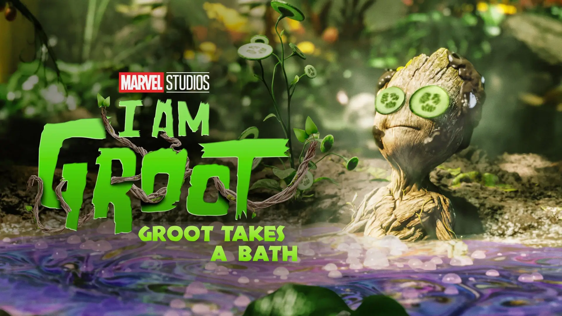 Wideo do filmu Groot w kąpieli — I am Groot (2022) - "Groot Takes a Mud Bath" Scene (HDR)