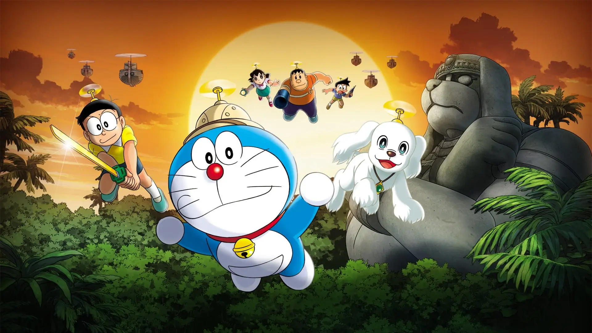 Wideo do filmu 映画ドラえもん 新・のび太の大魔境 ～ペコと5人の探検隊～ — [Trailer]Doraemon movie 2014 HD : Nobita and the New Great Haunts of Evil