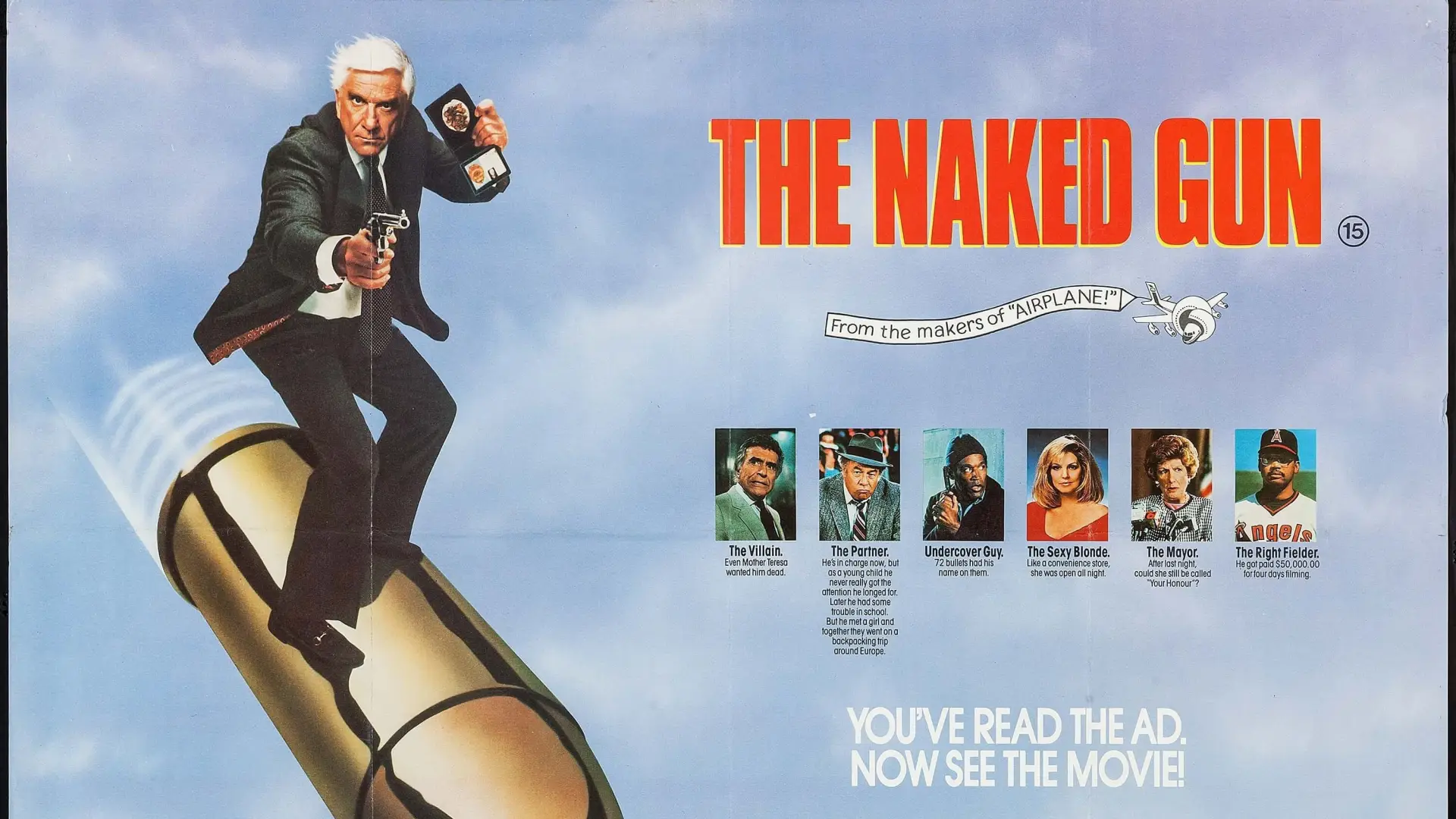 Wideo do filmu Naga broń: Z akt Wydziału Specjalnego — The Naked Gun: From the Files of Police Squad! (1988) Original Trailer [FHD]