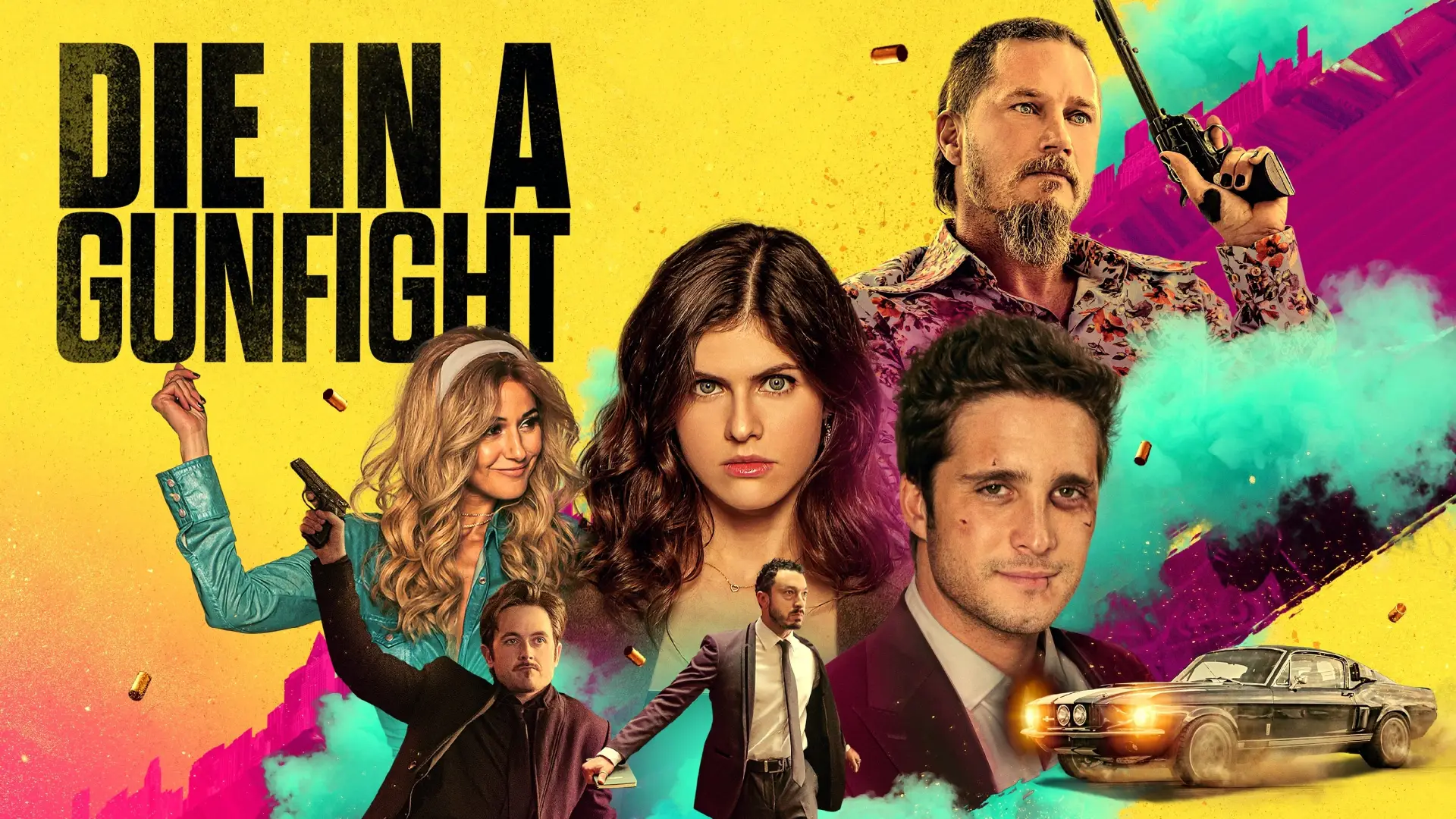 Wideo do filmu Dobry sposób na śmierć — Die In A Gunfight (2021 Movie) Official Trailer - Diego Boneta, Alexandra Daddario