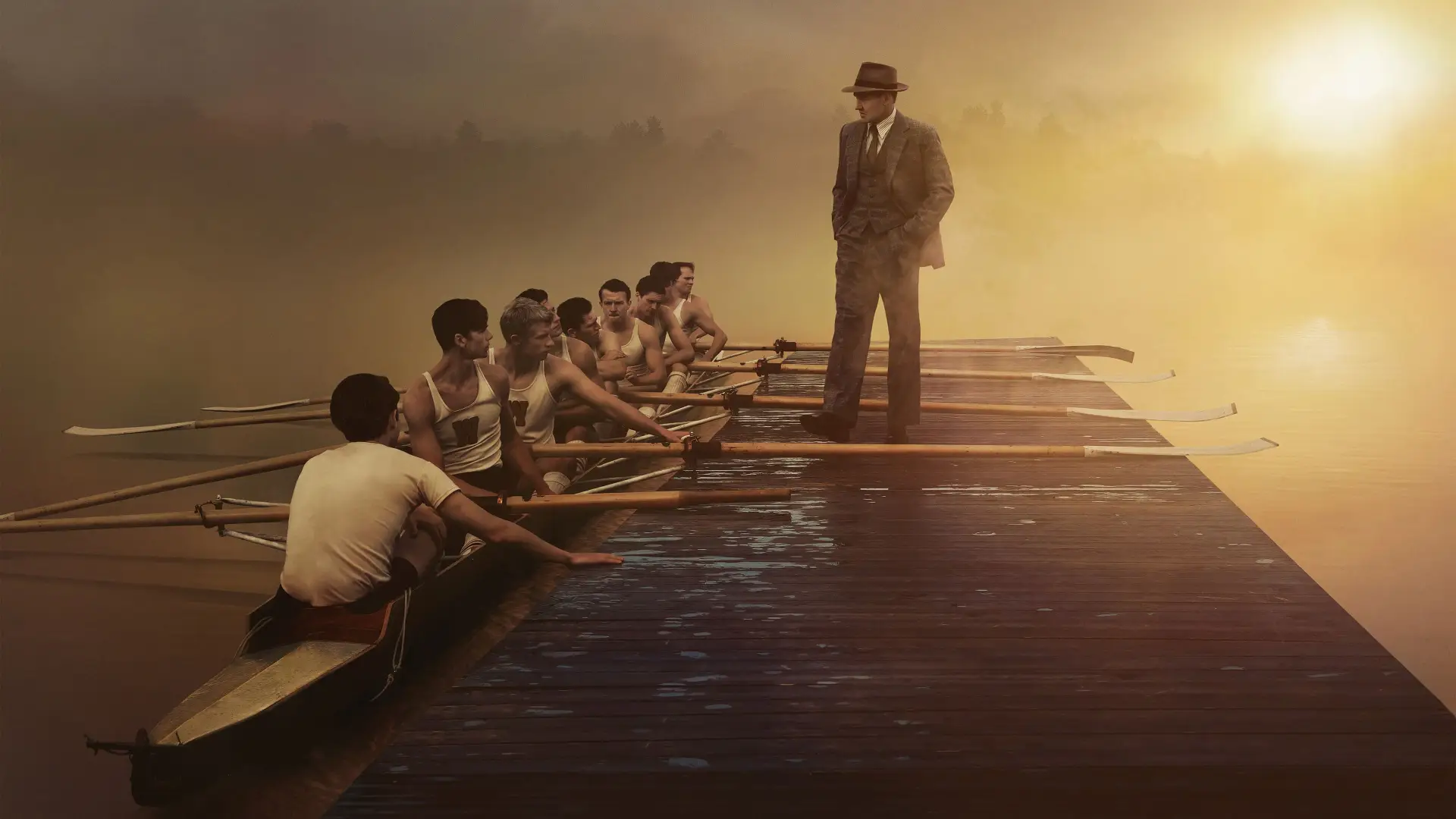 Wideo do filmu Ósemka ze sternikiem — 'The Boys in the Boat' | Scene at The Academy