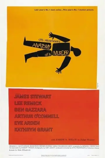 Plakat do filmu "Anatomia morderstwa" #111141