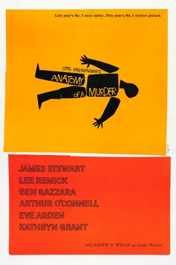 Plakat do filmu "Anatomia morderstwa" #753282