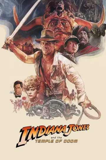 Plakat do filmu "Indiana Jones i Świątynia Zagłady" #41862