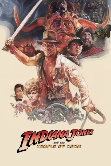 Plakat do filmu "Indiana Jones i Świątynia Zagłady" #41864