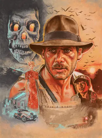 Plakat do filmu "Indiana Jones i Świątynia Zagłady" #587901
