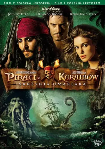 Plakat do filmu "Piraci z Karaibów. Skrzynia umarlaka" #564296