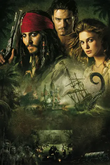 Plakat do filmu "Piraci z Karaibów. Skrzynia umarlaka" #959495