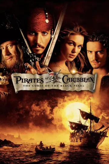 Plakat do filmu "Piraci z Karaibów. Klątwa Czarnej Perły" #1643808