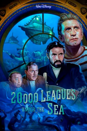 Plakat do filmu "20 000 mil podmorskiej żeglugi" #879294