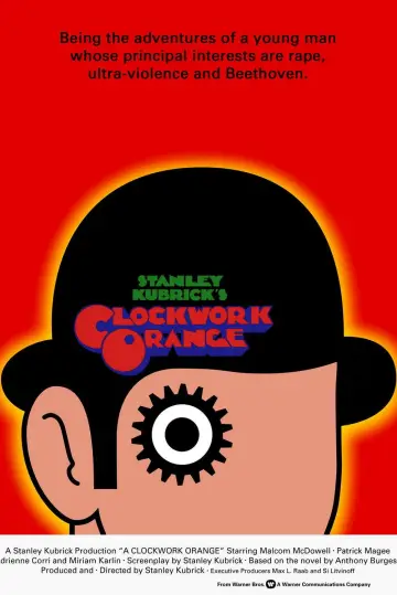 Plakat do filmu "Mechaniczna pomarańcza" #1723974