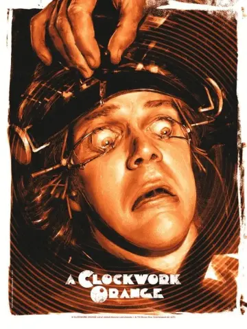 Plakat do filmu "Mechaniczna pomarańcza" #50222