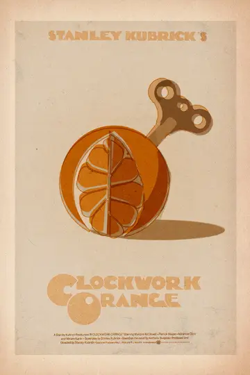 Plakat do filmu "Mechaniczna pomarańcza" #50239