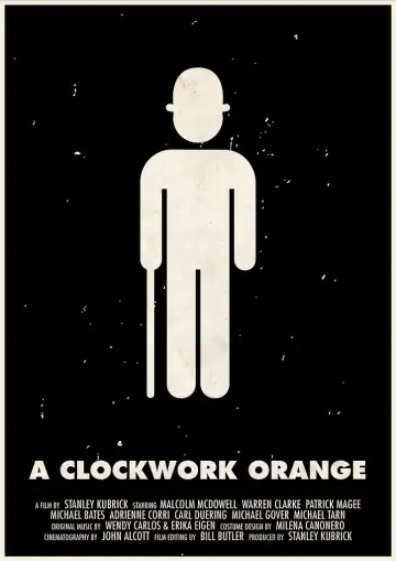 Plakat do filmu "Mechaniczna pomarańcza" #603862