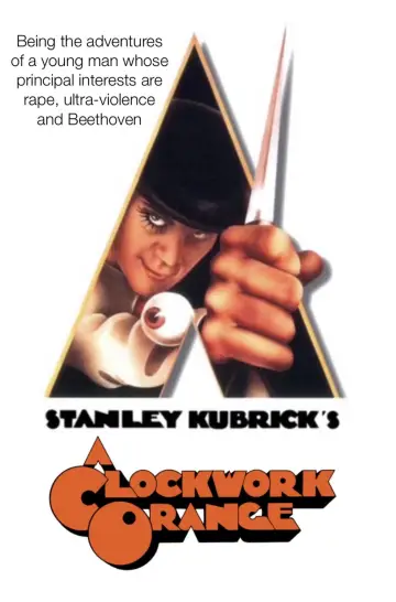 Plakat do filmu "Mechaniczna pomarańcza" #836463