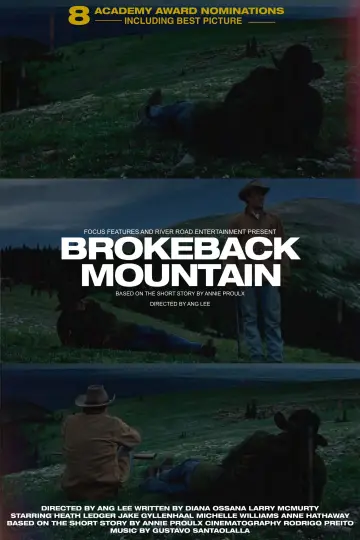 Plakat do filmu "Tajemnica Brokeback Mountain" #59057