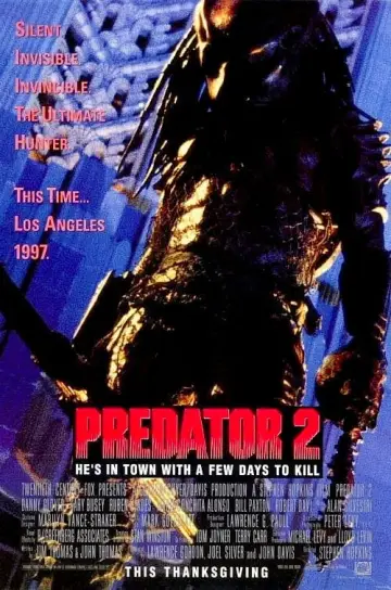 Plakat do filmu "Predator 2" #640374