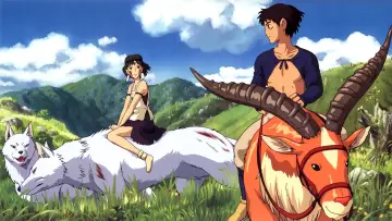 Zasłona do filmu "Księżniczka Mononoke" #174566