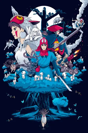 Plakat do filmu "Księżniczka Mononoke" #174627