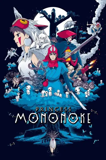 Plakat do filmu "Księżniczka Mononoke" #33636