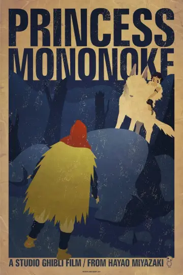 Plakat do filmu "Księżniczka Mononoke" #33648