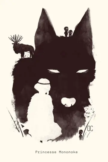 Plakat do filmu "Księżniczka Mononoke" #517686
