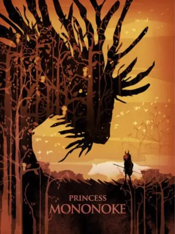 Plakat do filmu "Księżniczka Mononoke" #517688