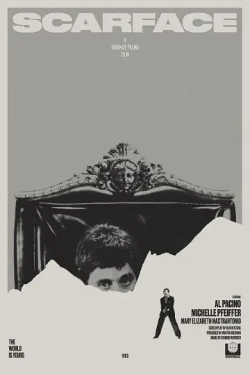 Plakat do filmu "Człowiek z blizną" #1215478